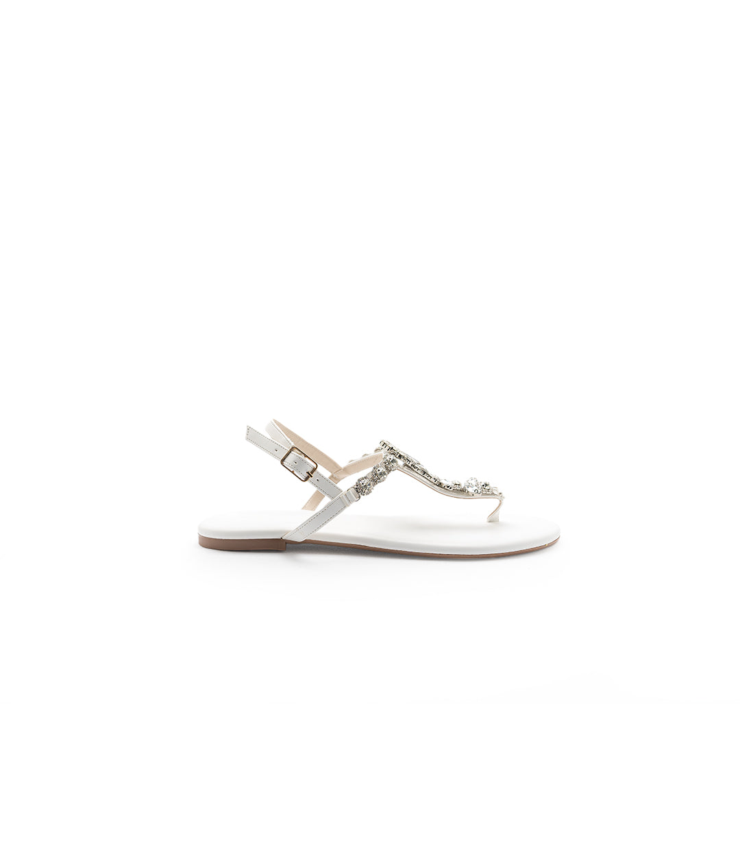 Shine Sandals White