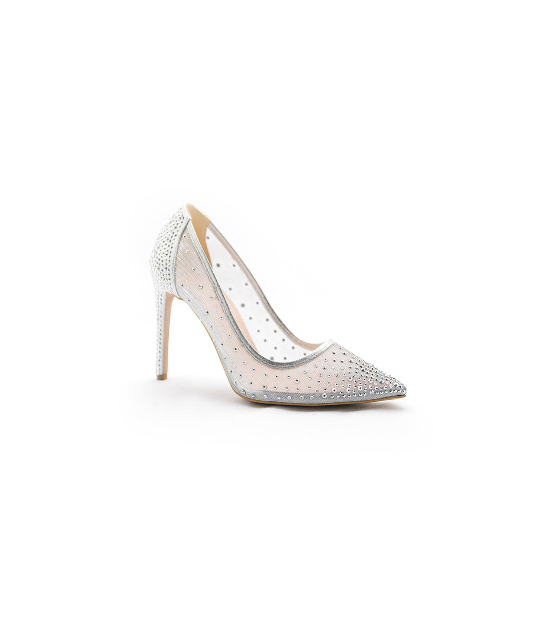 Cindirella stiletto silver