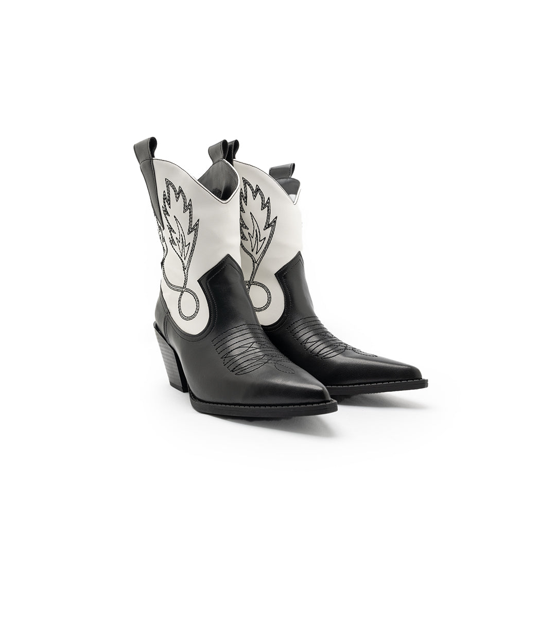 WESTERN BOOT BLACK&WHITE