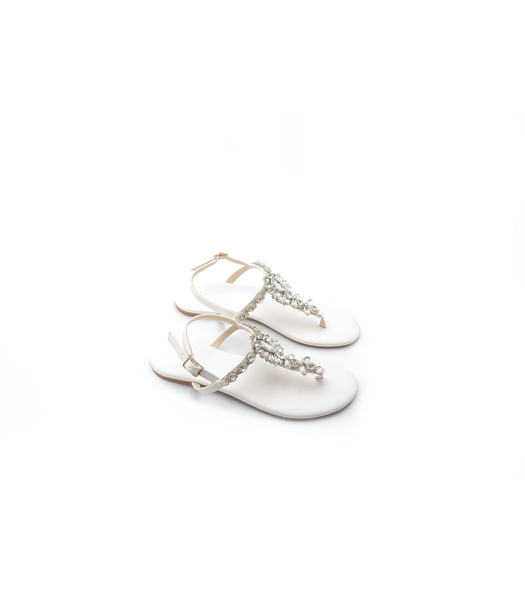 Shine Sandals White