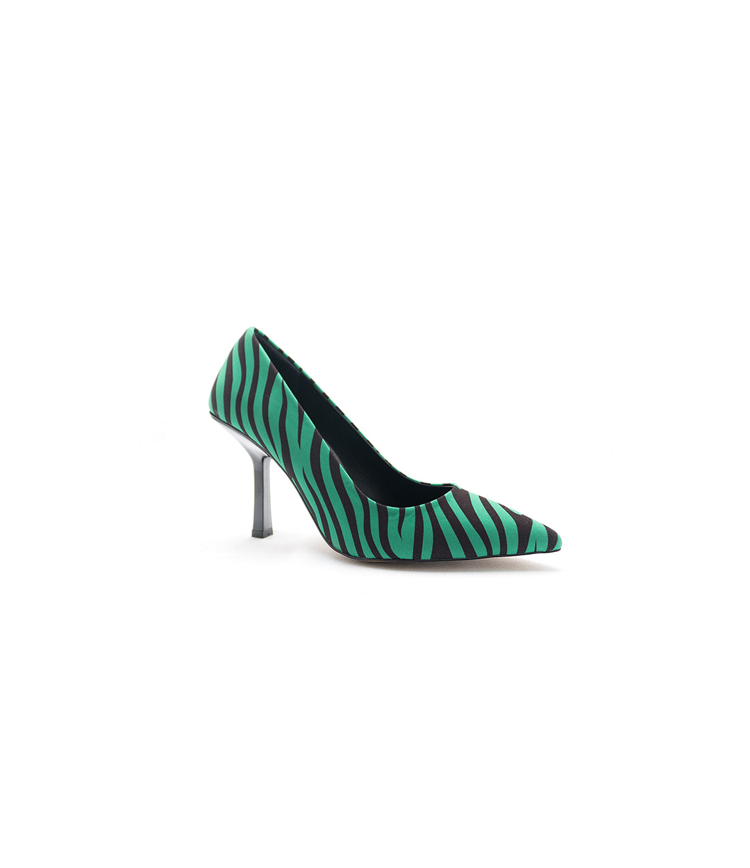 Zebra Stiletto Green black