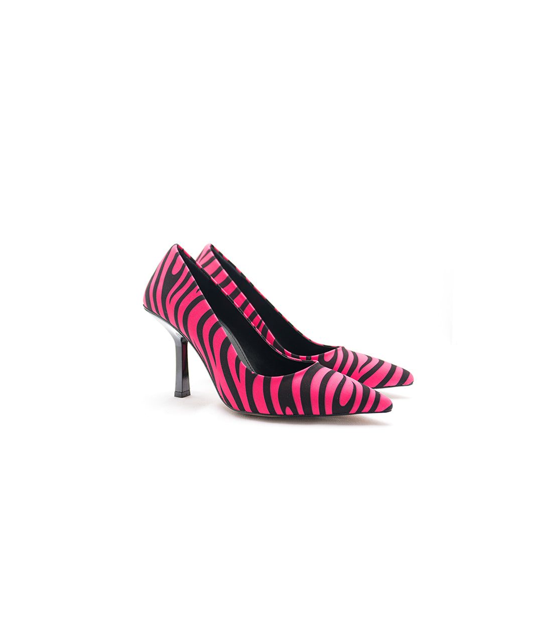 Zebra Stiletto Pink black
