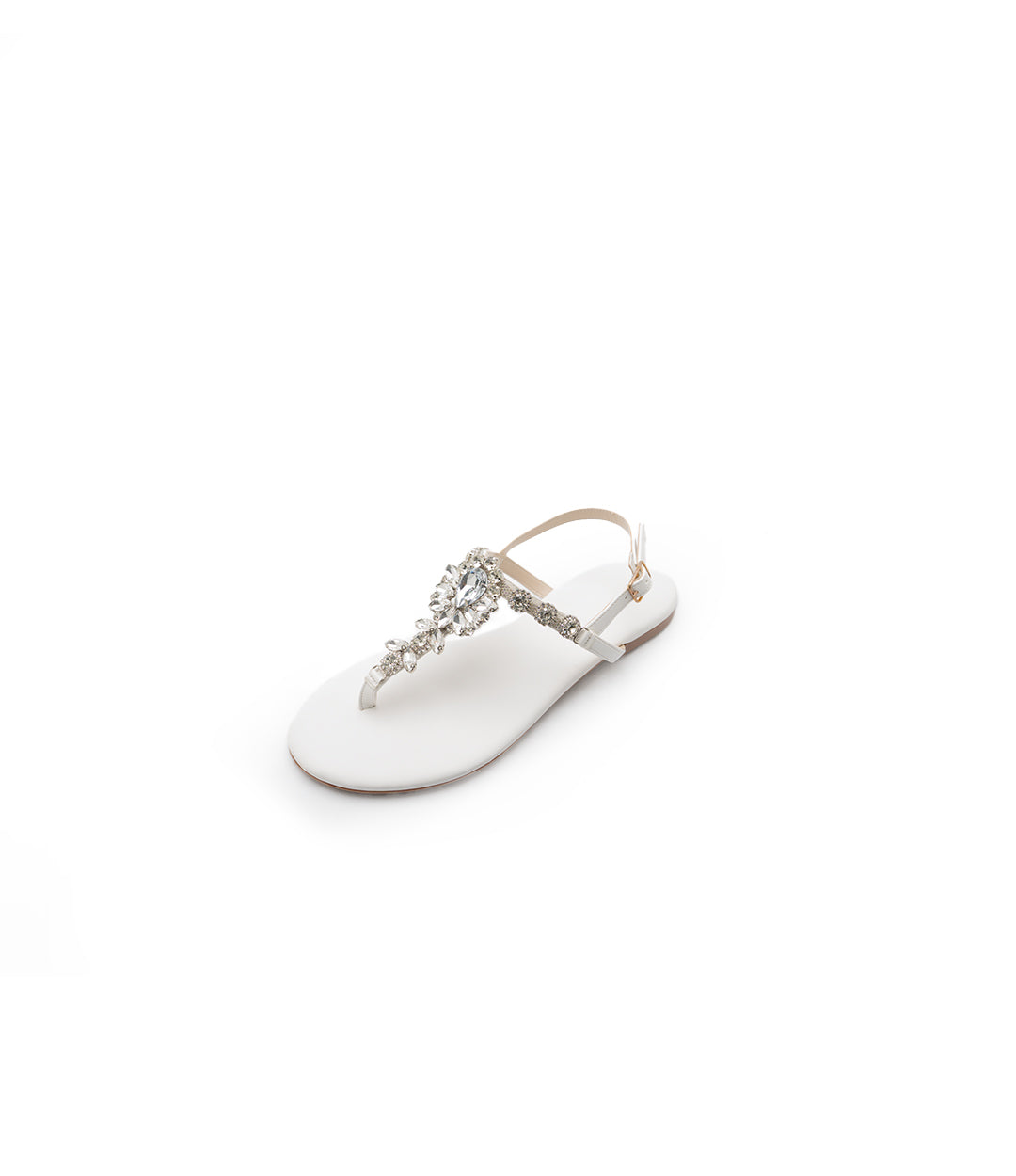 Shine Sandals White