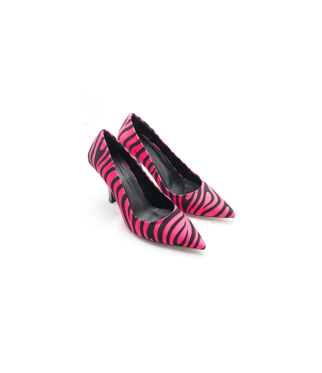 Zebra Stiletto Pink black