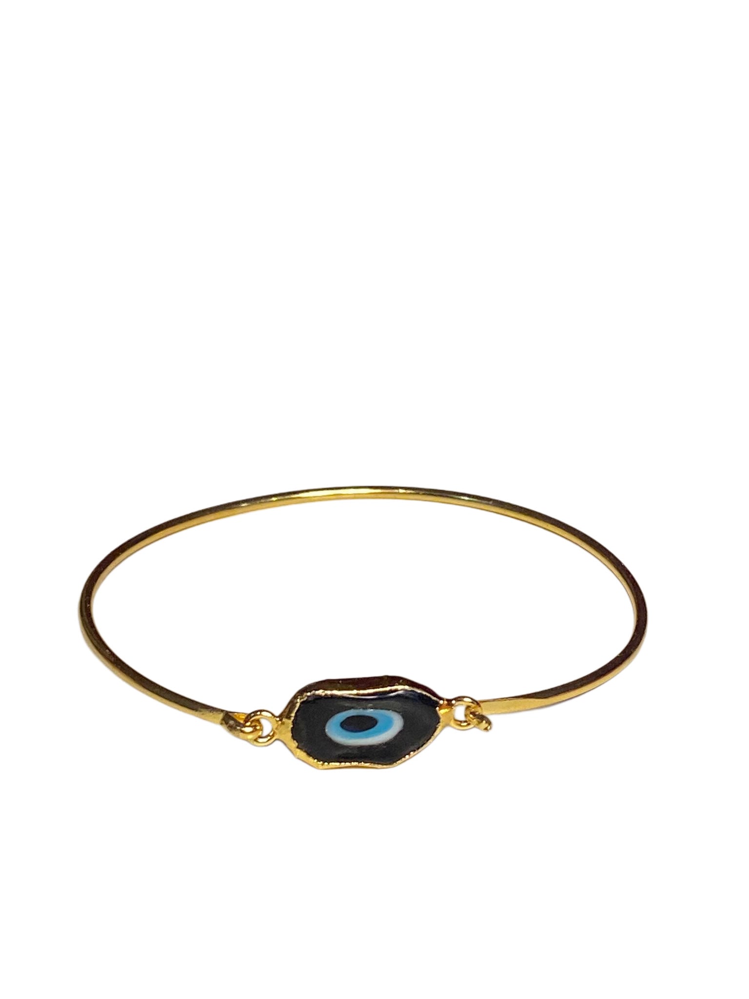 Navy Oval Evil Eye Bracelet