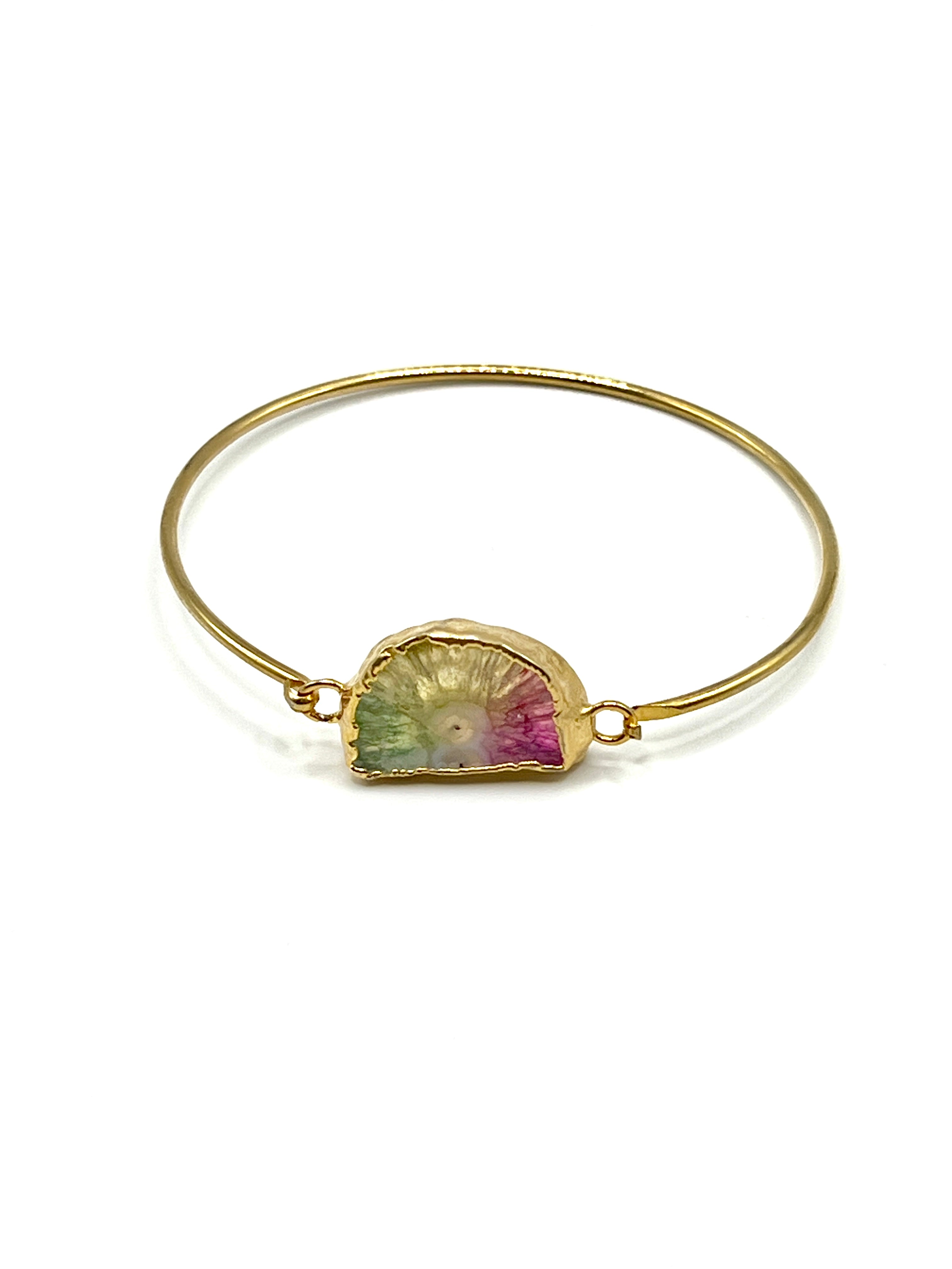 Natural agate stone bracelet