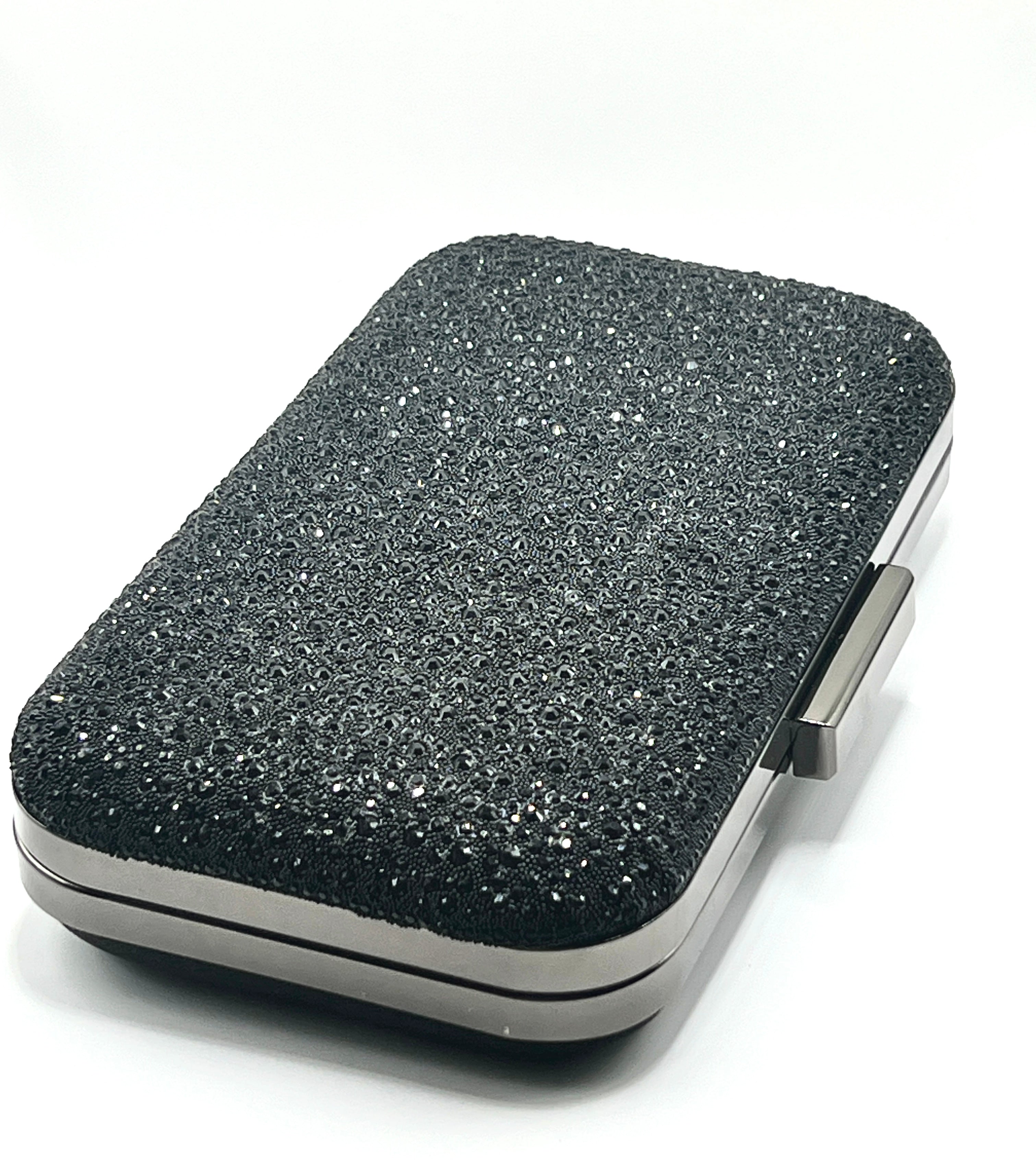 Black oval clutch